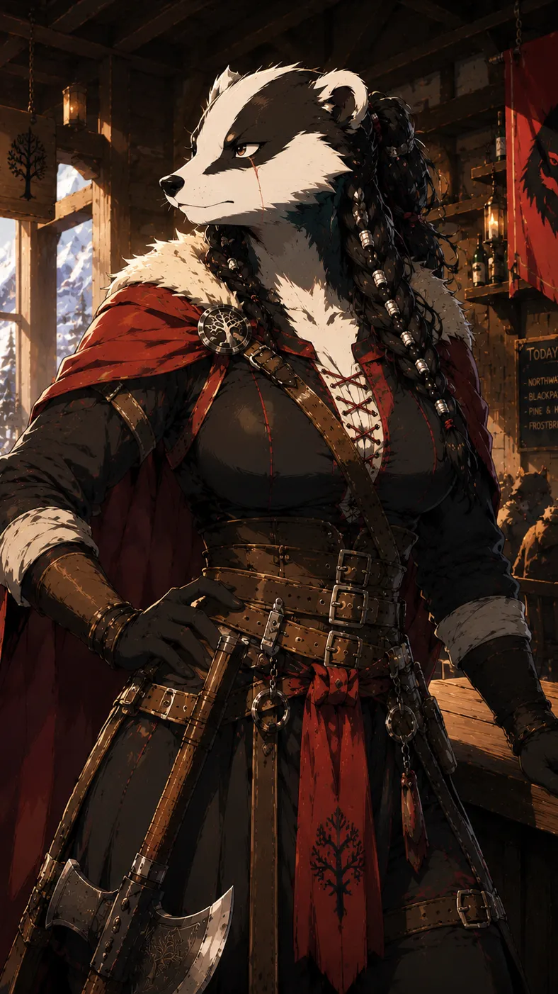 ai character: Ingrid Stonepaw background