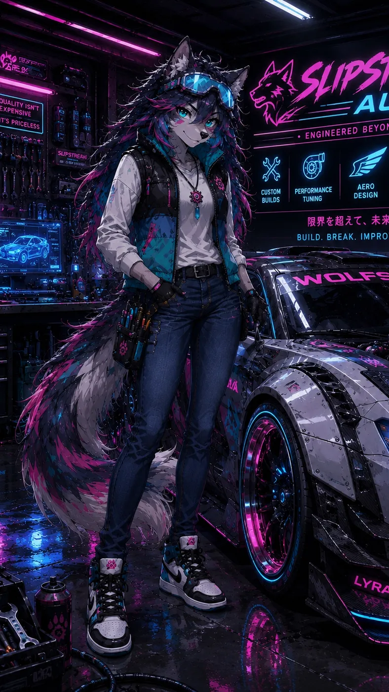 ai character: Vesper Slipstream background