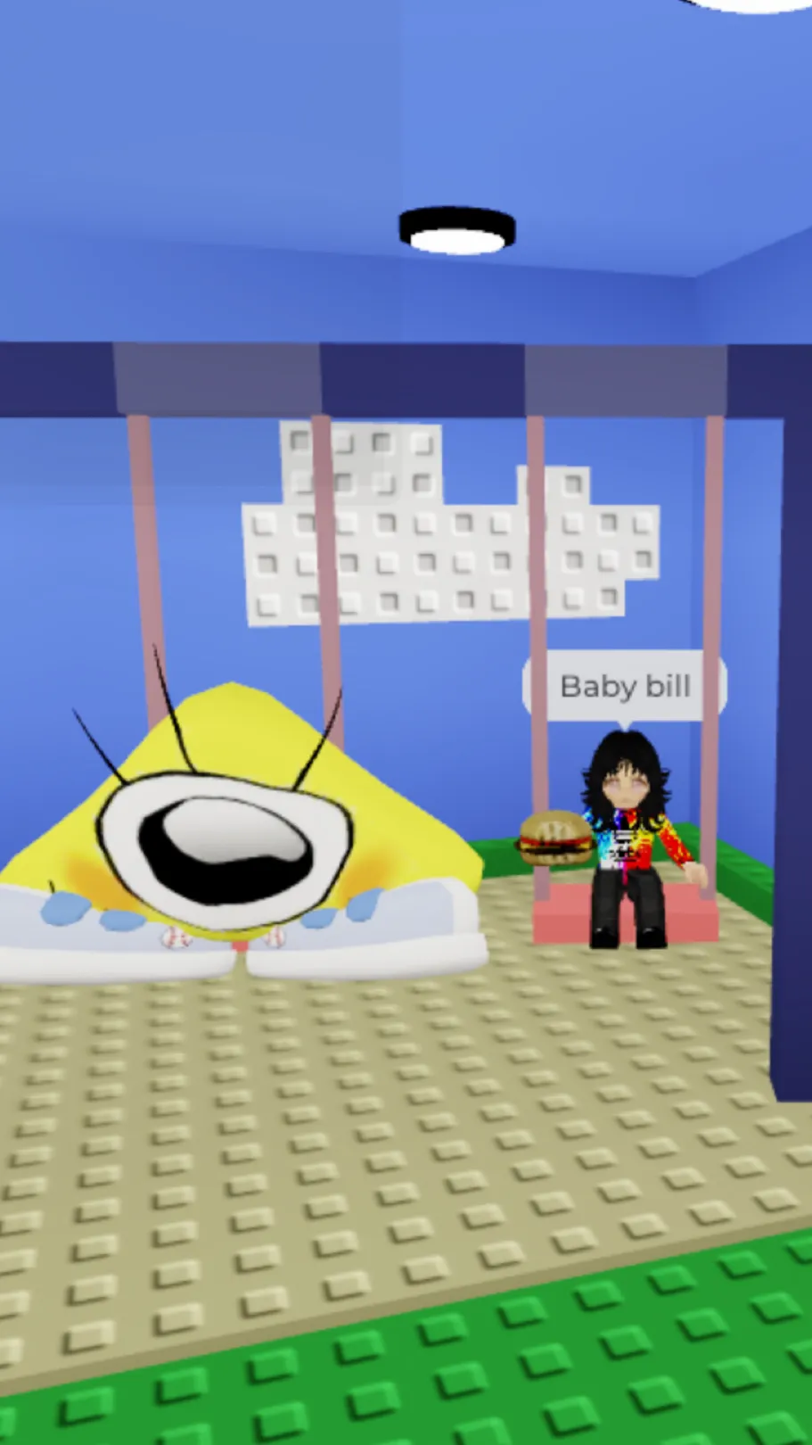 ai character: Baby Bill Cypher  background