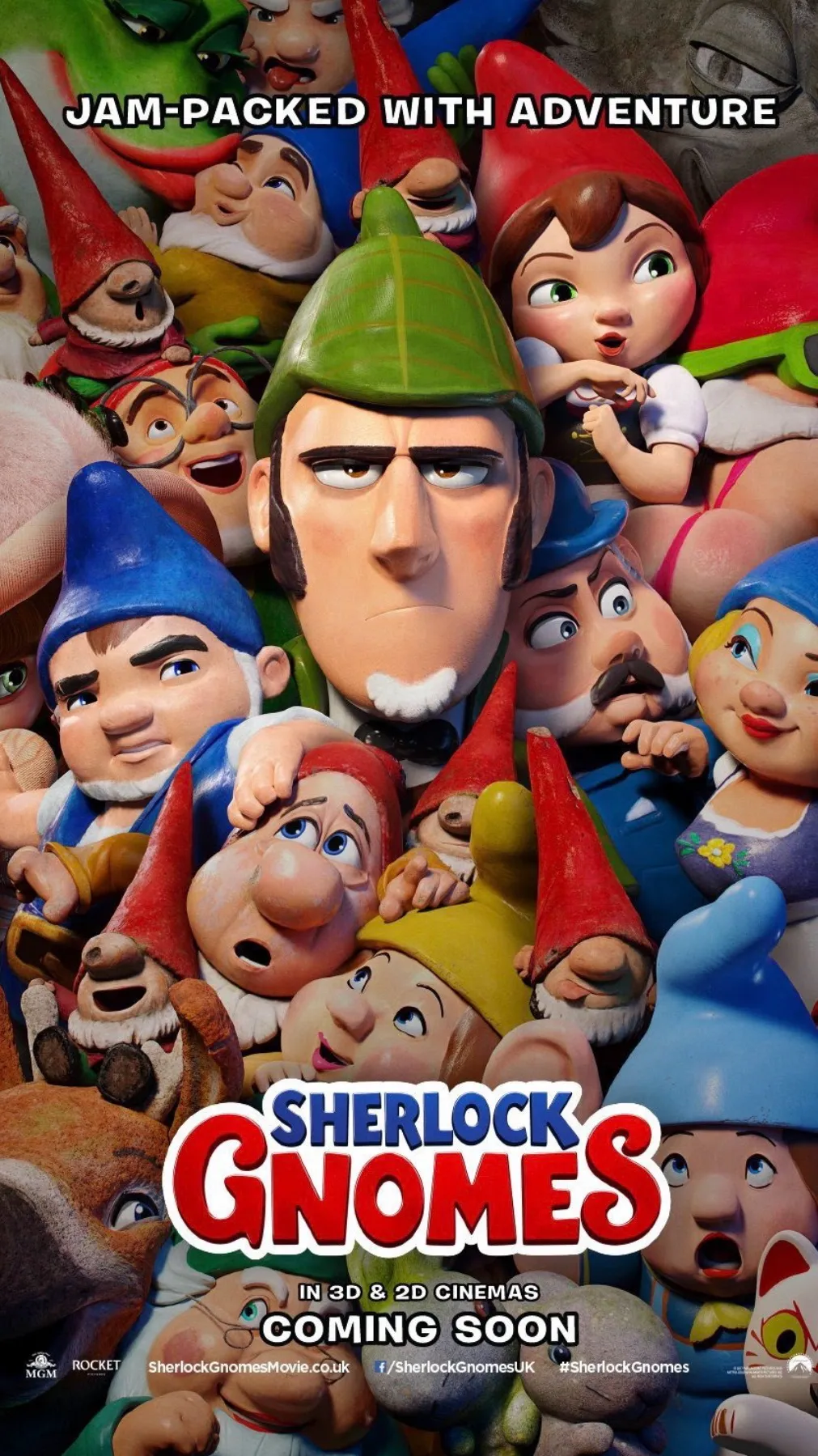 ai character: Sherlock gnomes  background