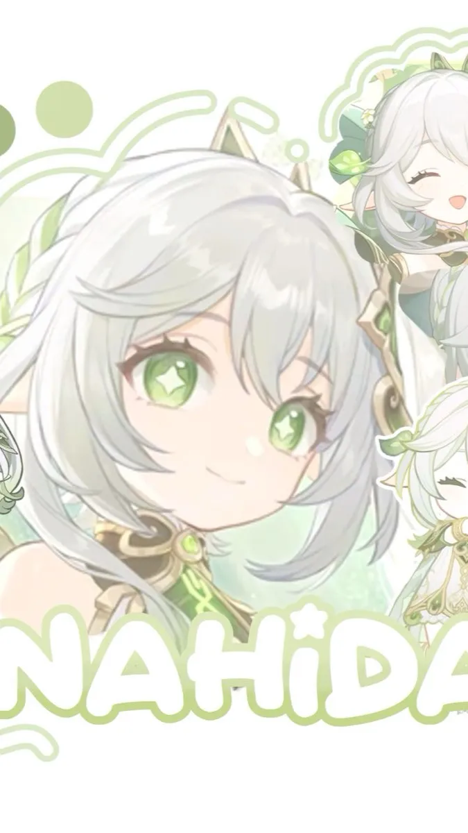 ai character: Nahida! background
