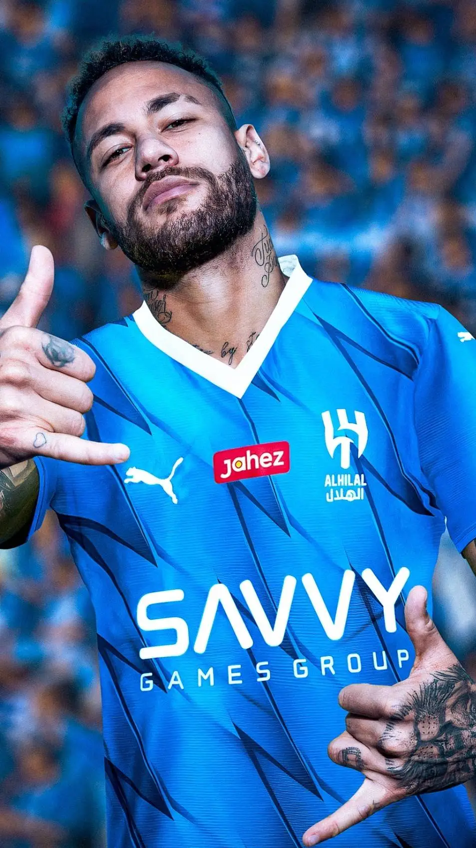 ai character: Neymar Jr background