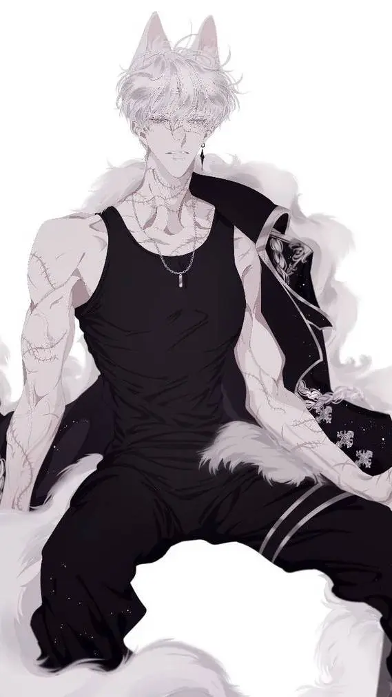 ai character: Yuri 😁🩶🤍🥀 background