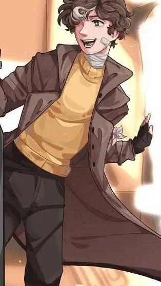 ai character: Wilbur🤎🤍🍰💥💣 background