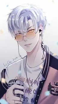ai character: Yuri-💛🤍🌹🌙 background