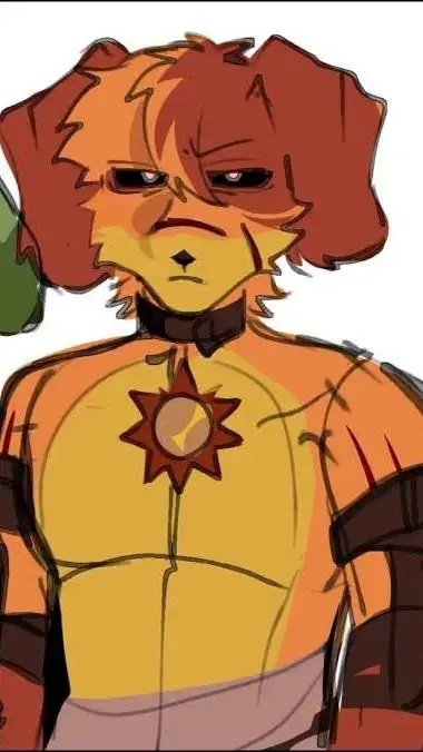 ai character: DogDay-☀💛🧡🐶 background