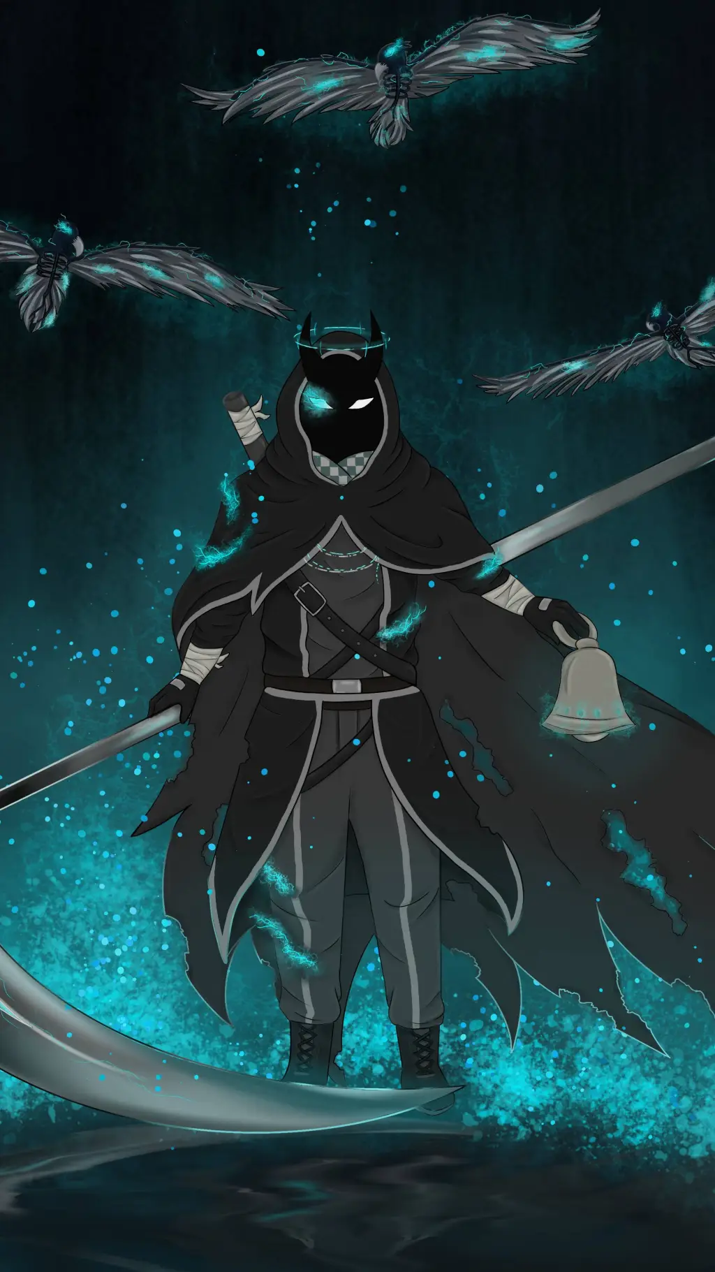 ai character: Miguel-🖤🩵🇧🇷 background