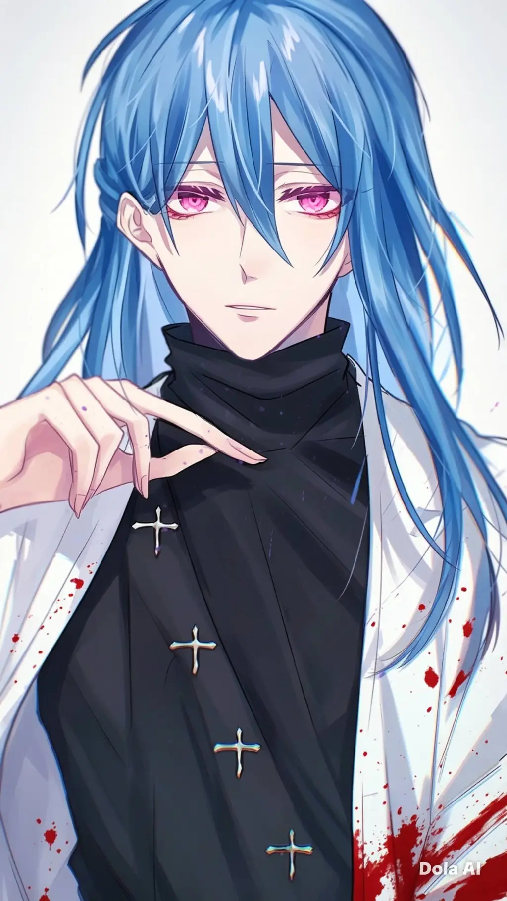 ai character: Yuke long long💙 background