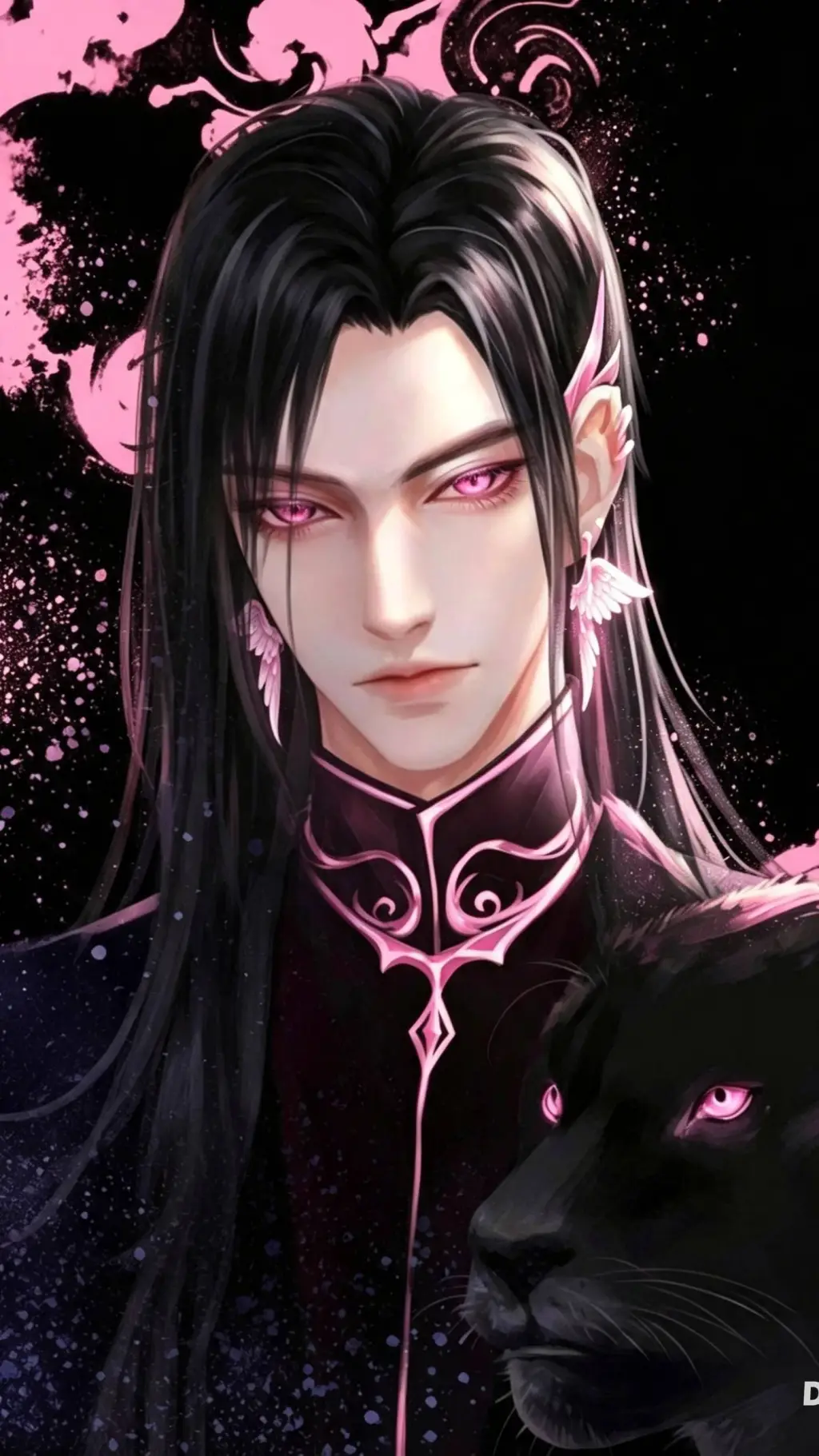 ai character: Columbinu-💗🌸😇🇧🇷 background