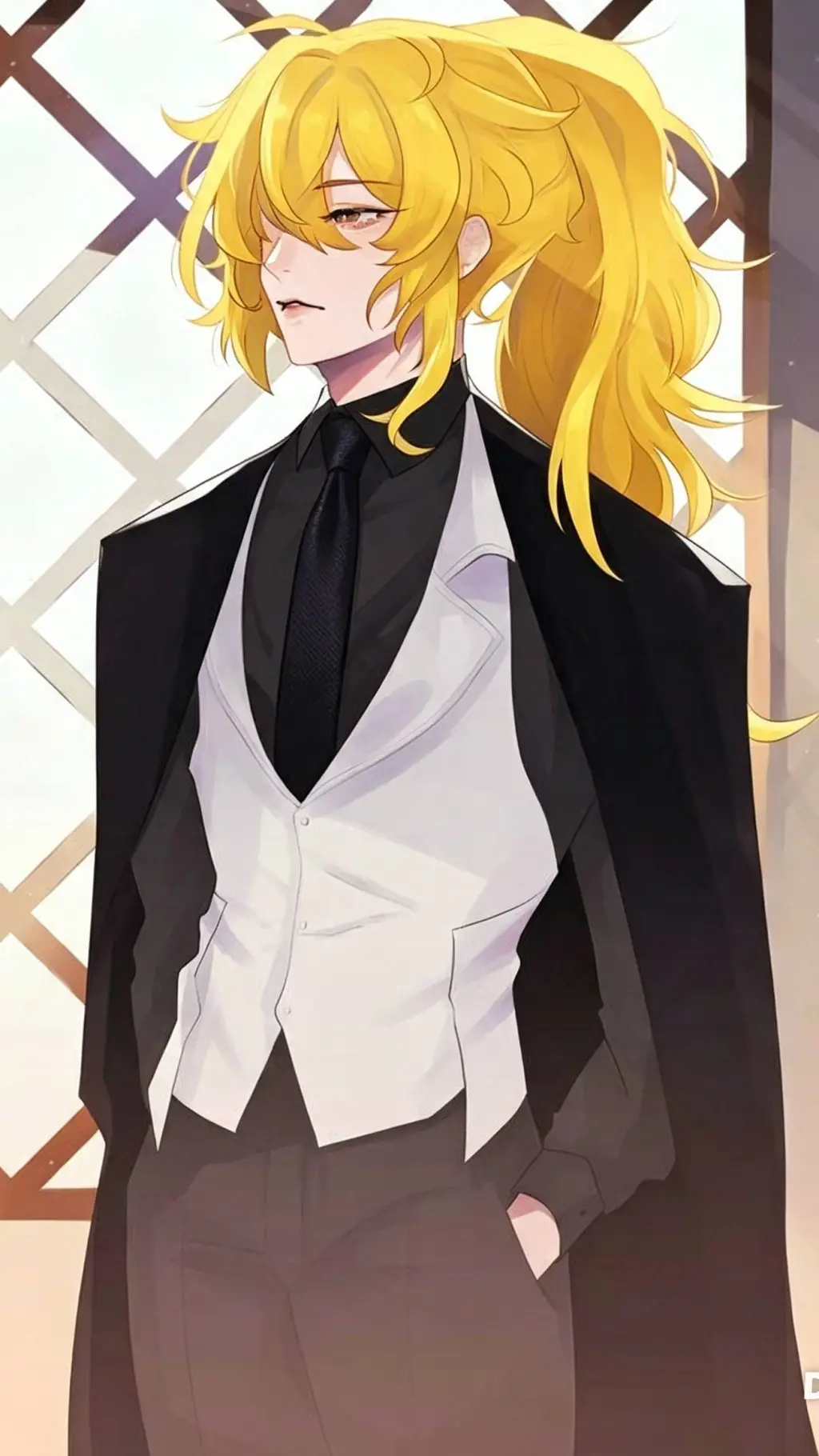 ai character: Akira_💛🧡🌼☀ background