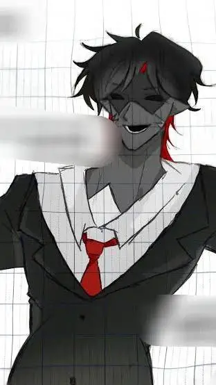 ai character: Grox_🖤🩶💀 background
