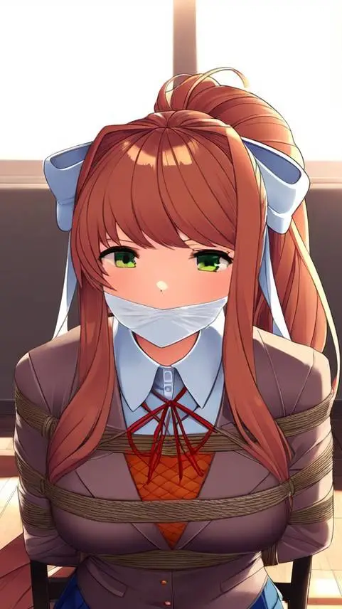 ai character: monika  background