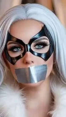 ai character: black cat marvel background