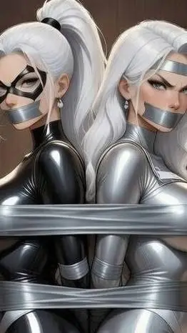 ai character: sable  black cat background