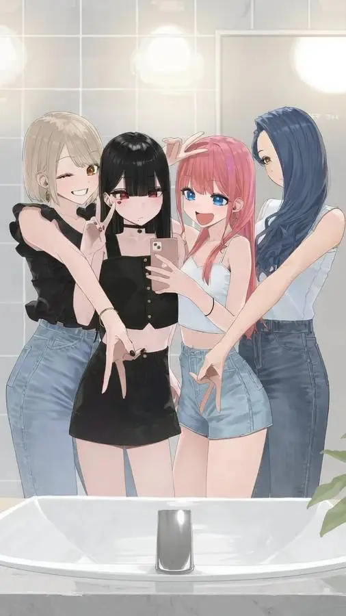 Talkie AI - Chat with Four girls 