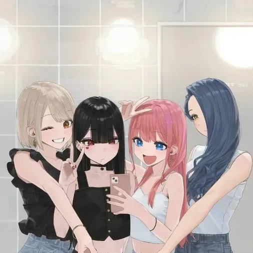 chat with ai character: Four girls 