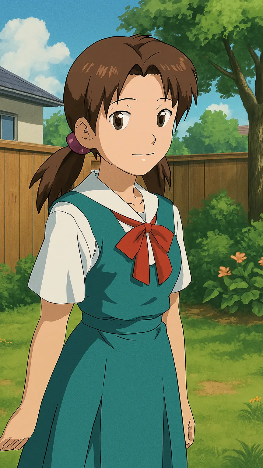 ai character: Hikari  background