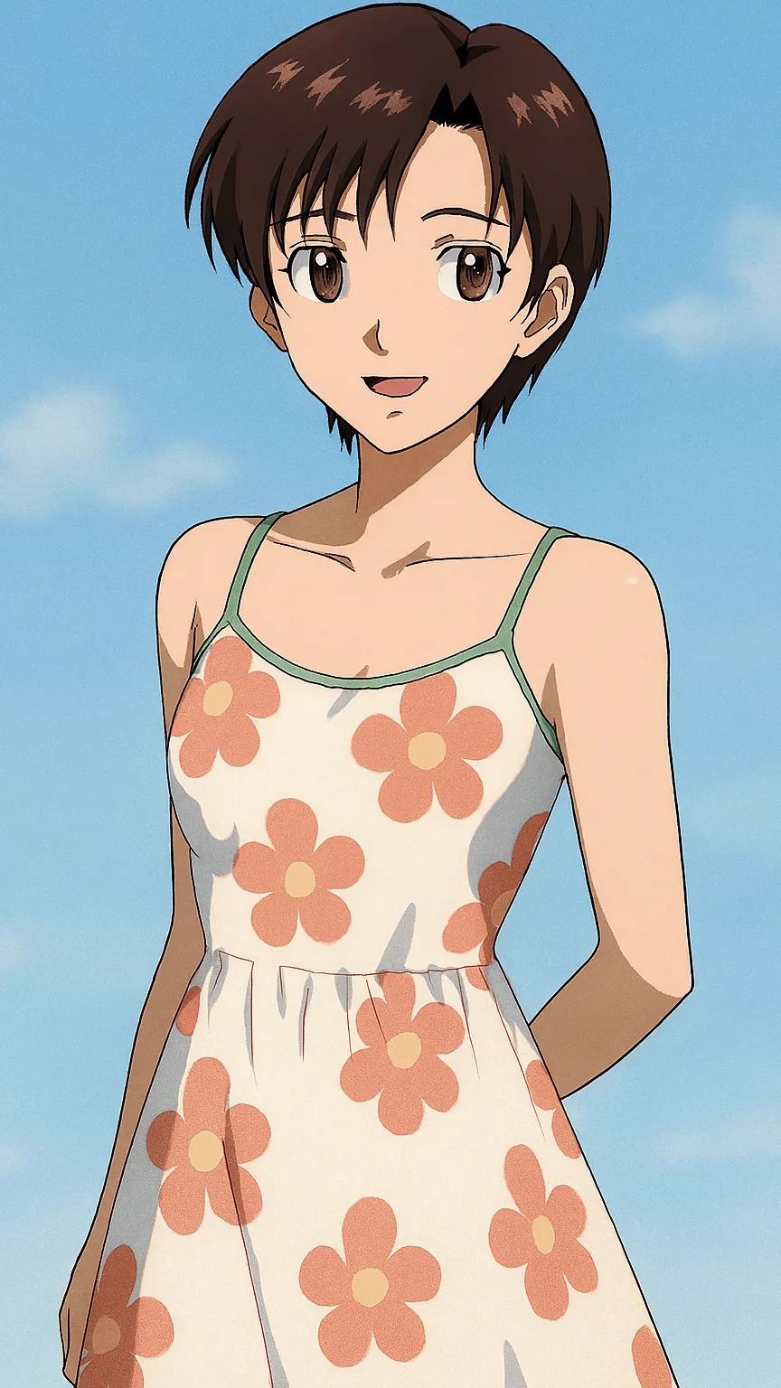 ai character: Maya Ibuki  background