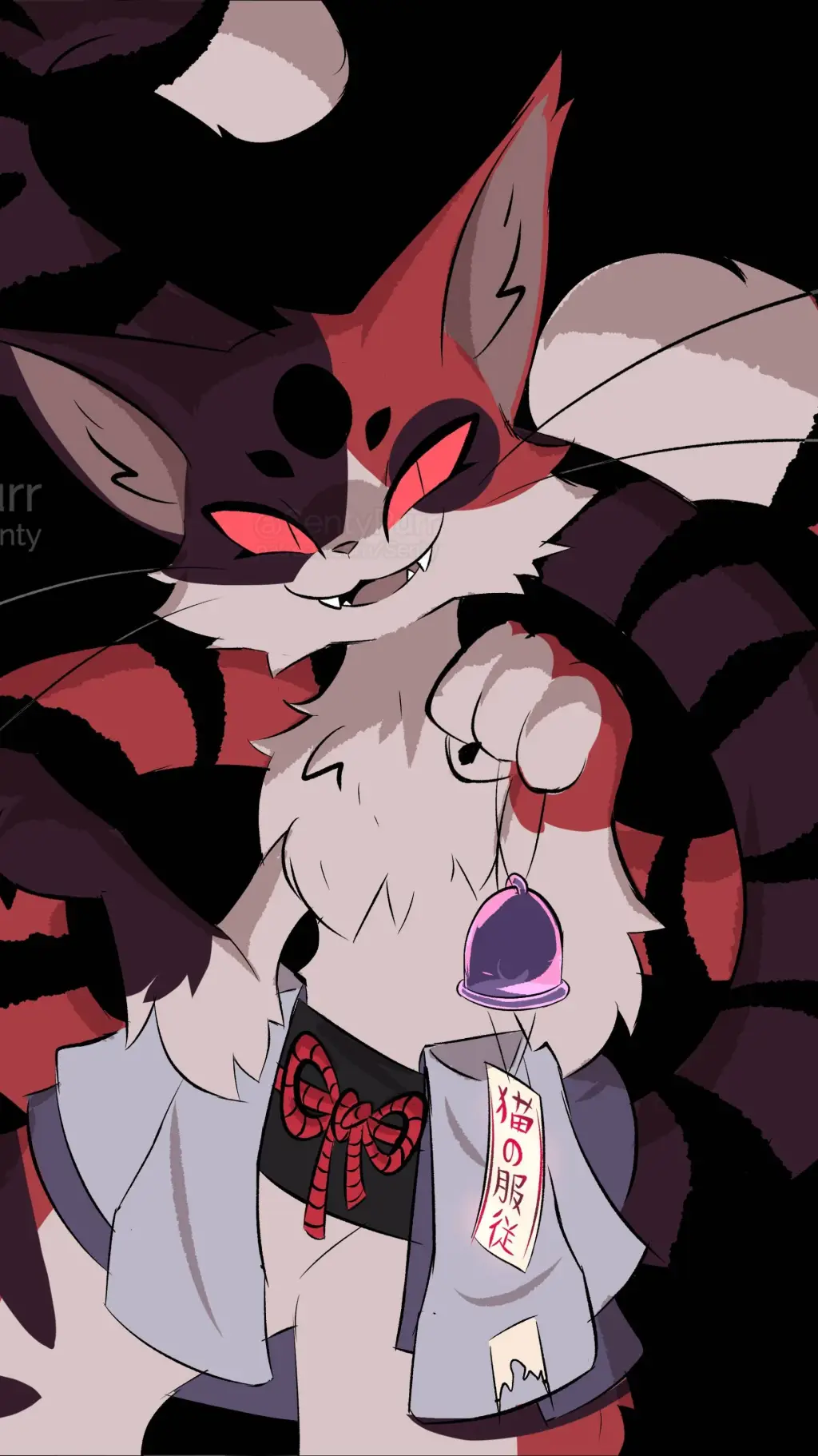 ai character: Kurogane (New) background