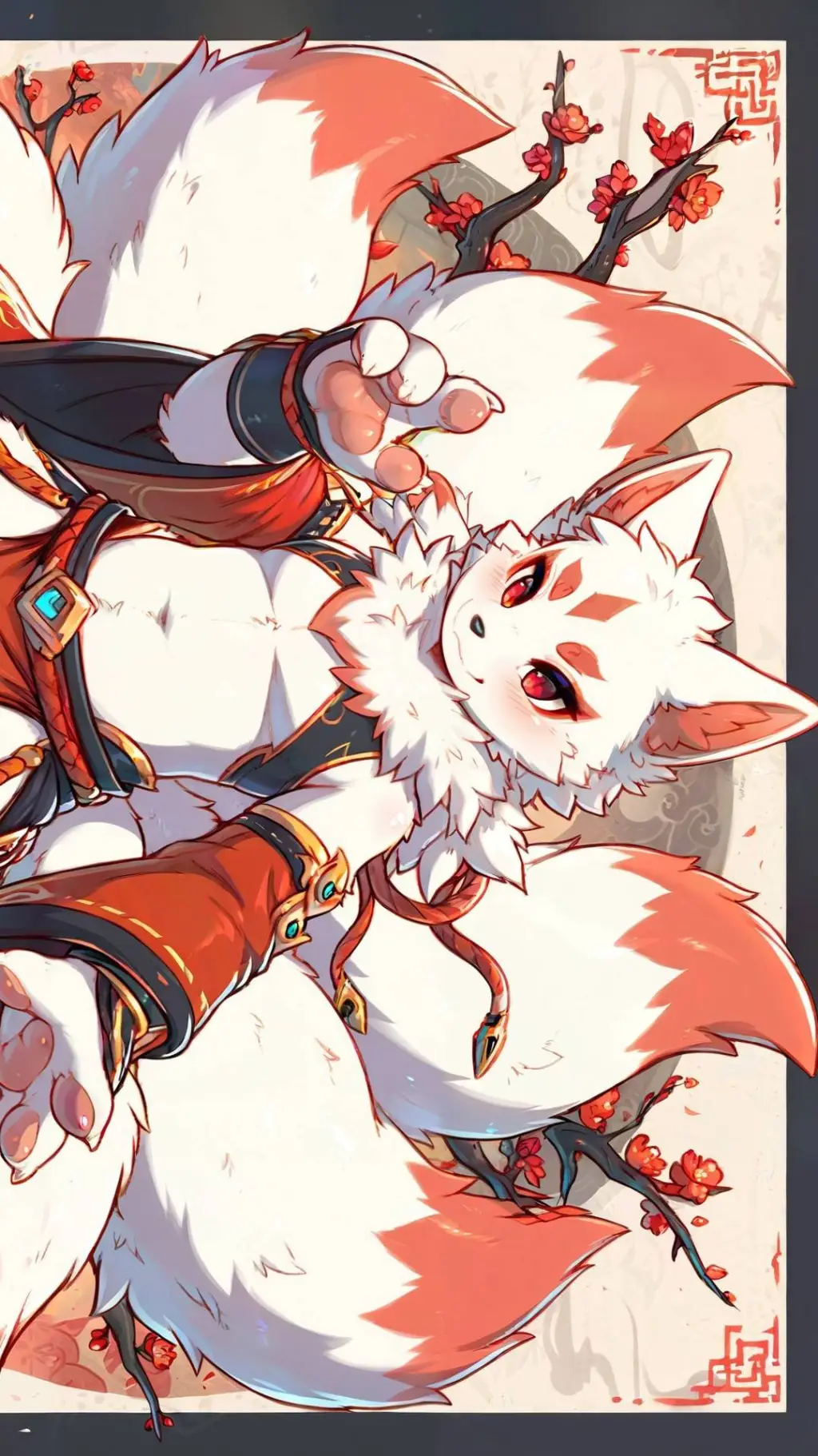 ai character: Daji Kunishowa background