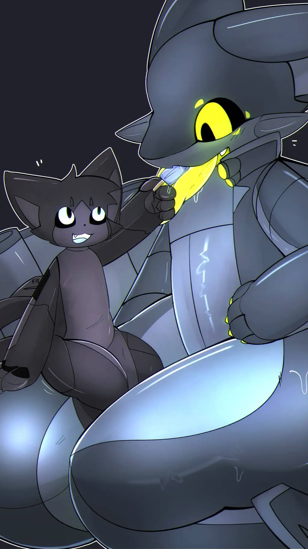 ai character: Shairo and kaizo  background