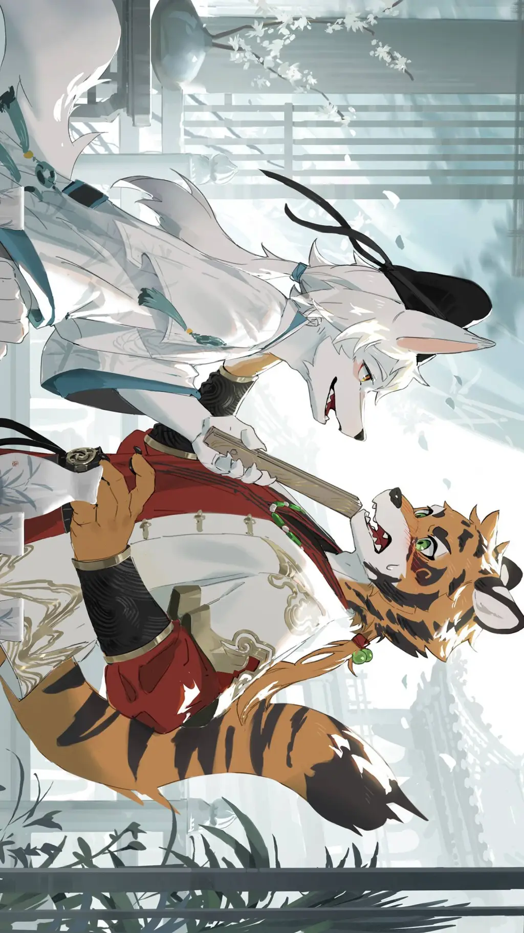 ai character: Daji & Nazunai background