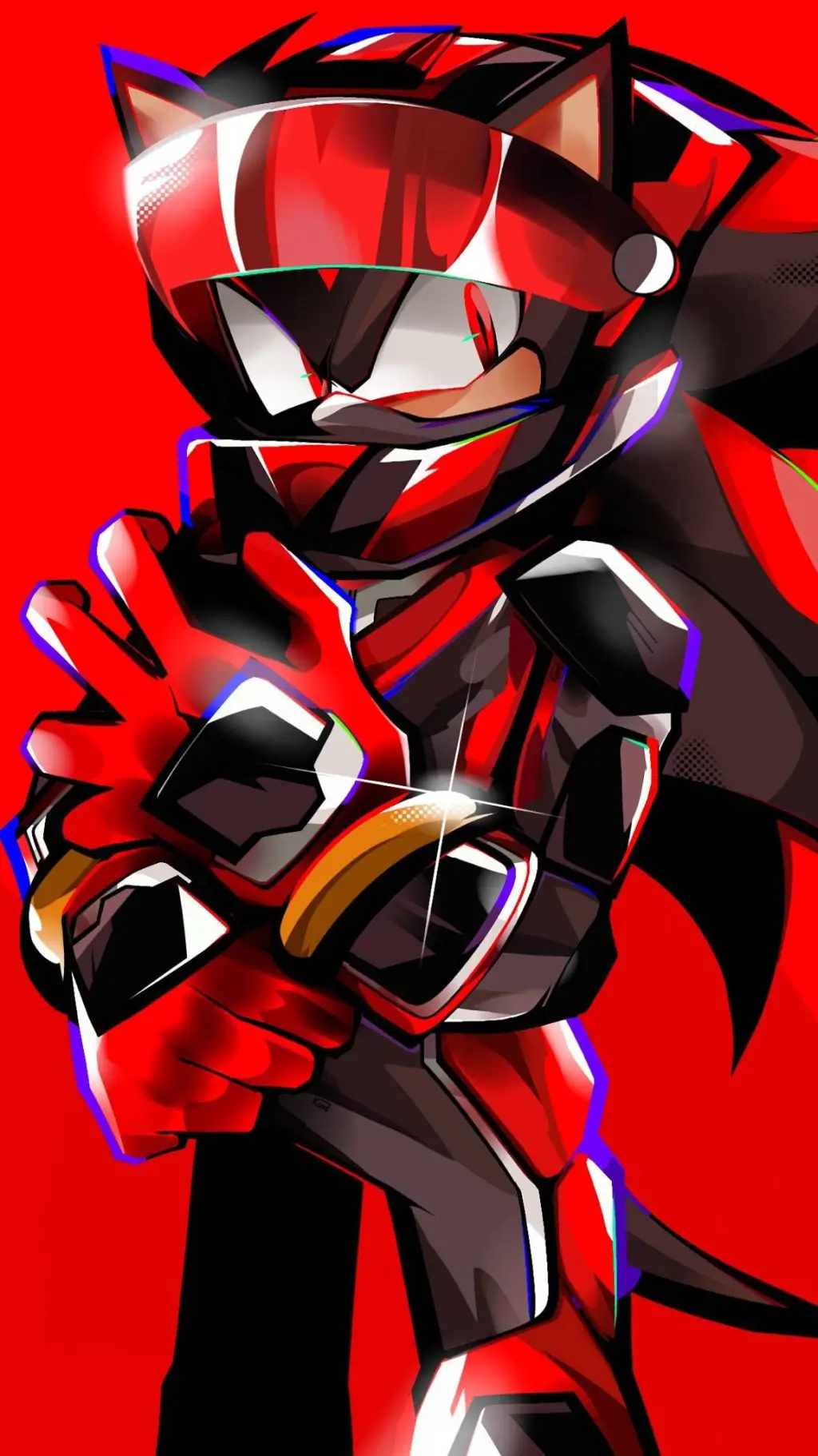 ai character: Shadow (Biker AU) background