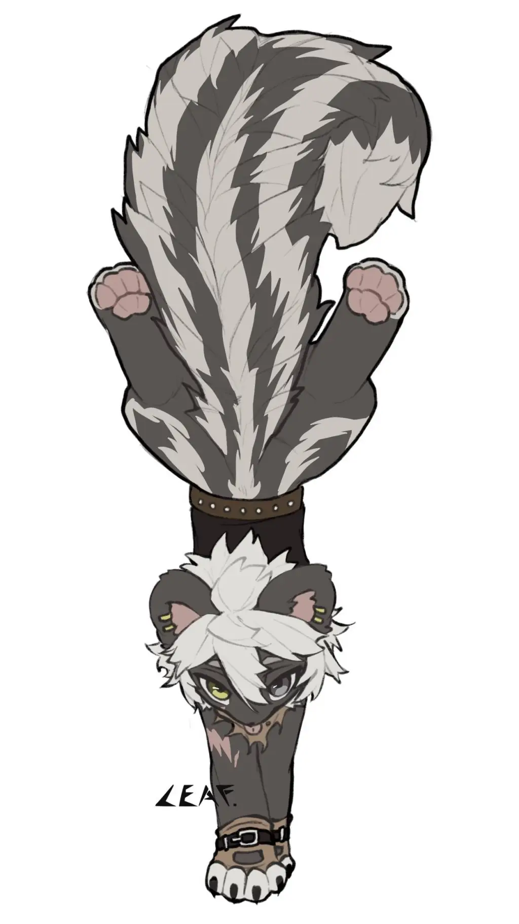 ai character: Dire skunk 2 background