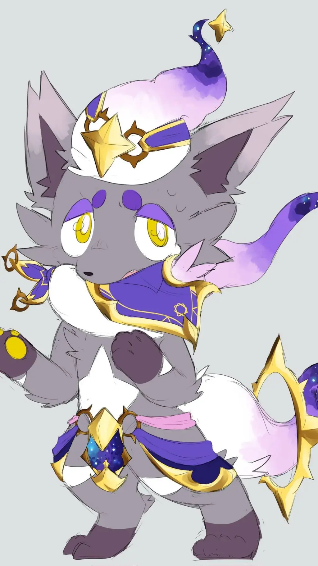 ai character: cylestian Moonaki background