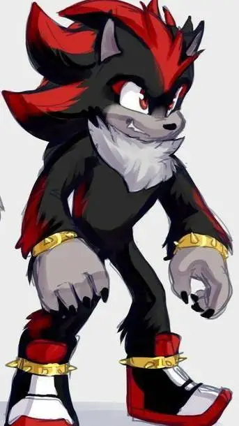 ai character: werehog Shadow background