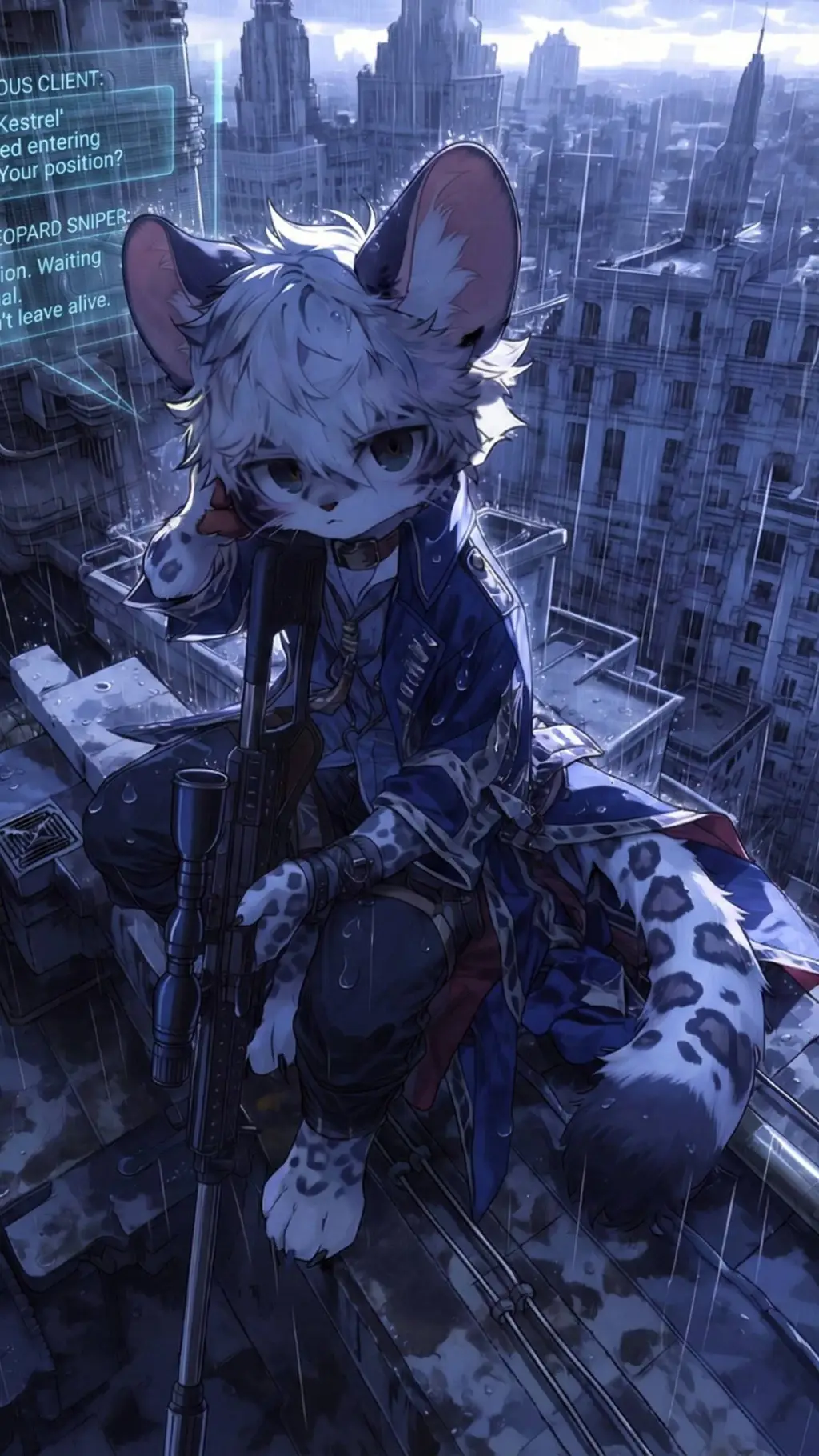 ai character: Hunter Silverman  background