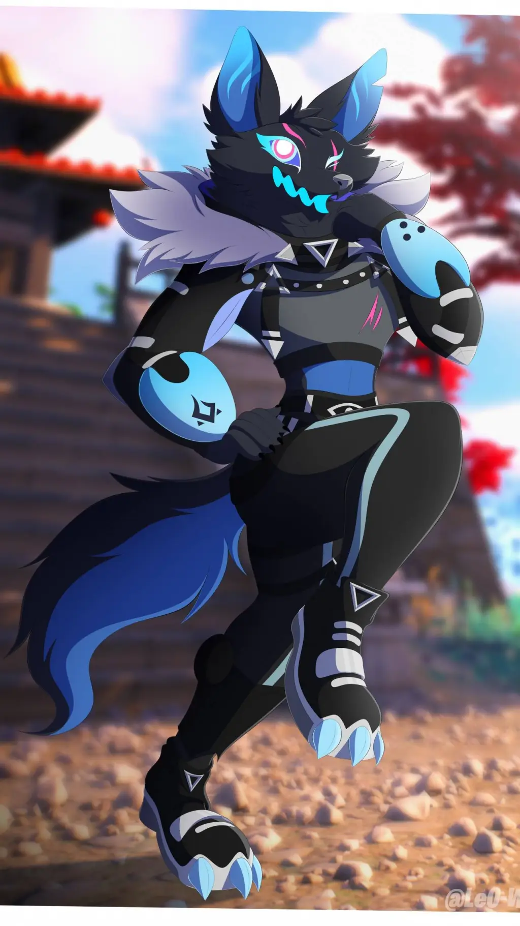 ai character: Highwire (Male Au) background