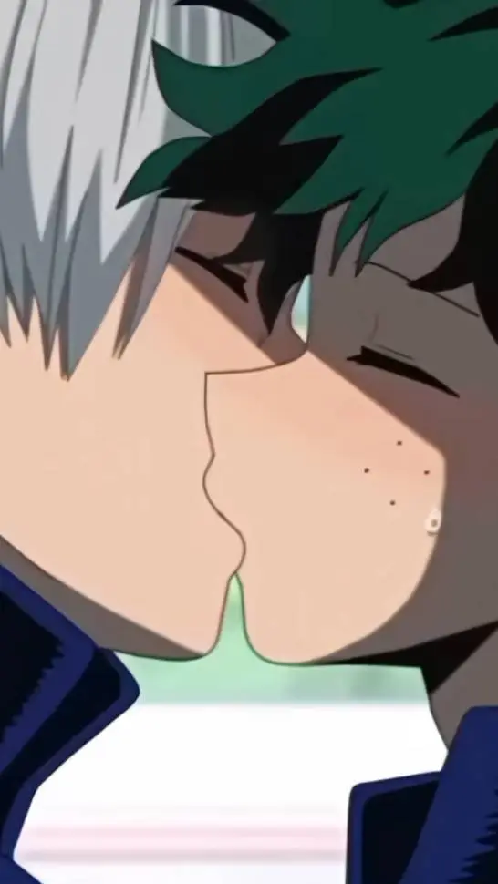 ai character: 🤍💙TodoDeku💚🖤 background