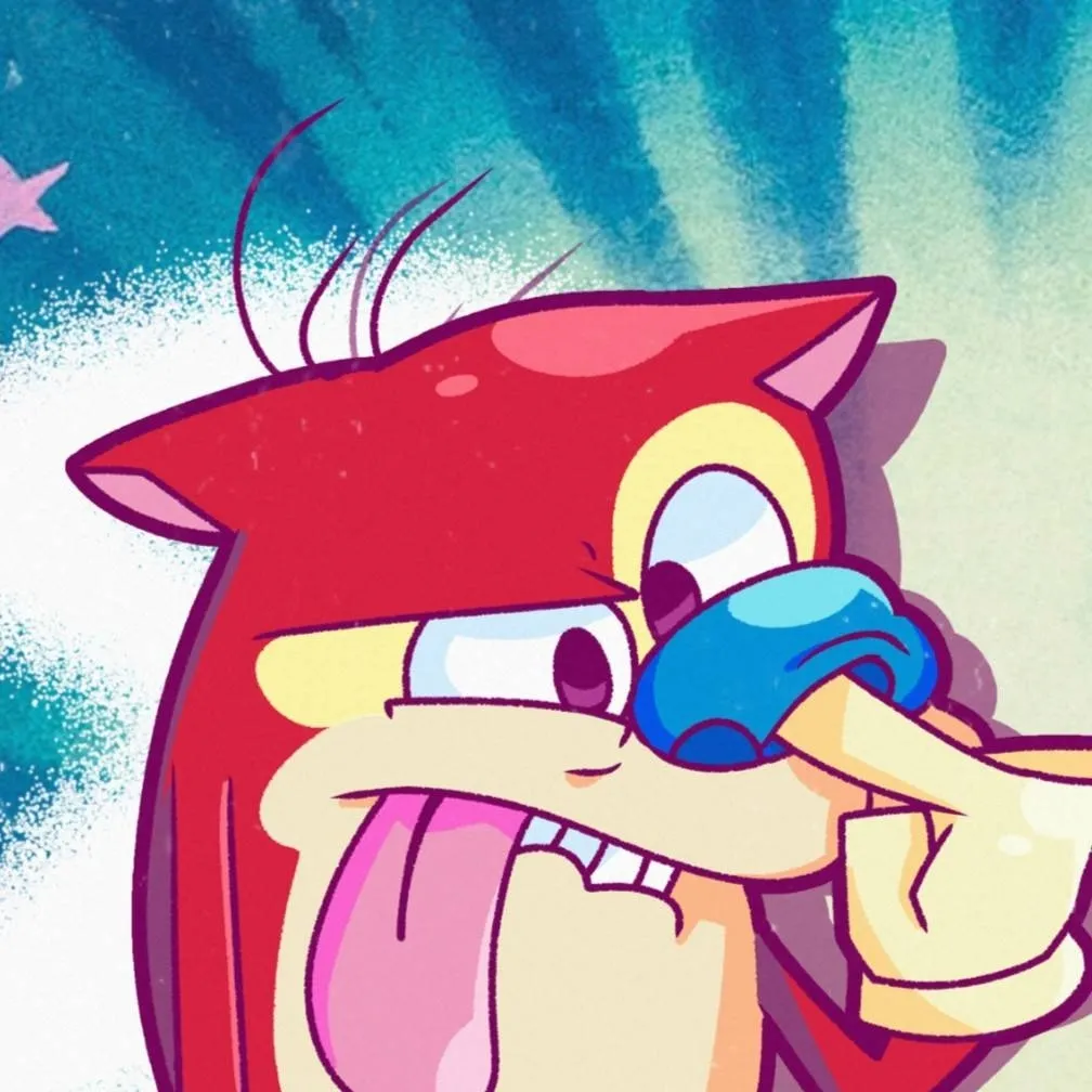 chat with ai character: stimpy.........