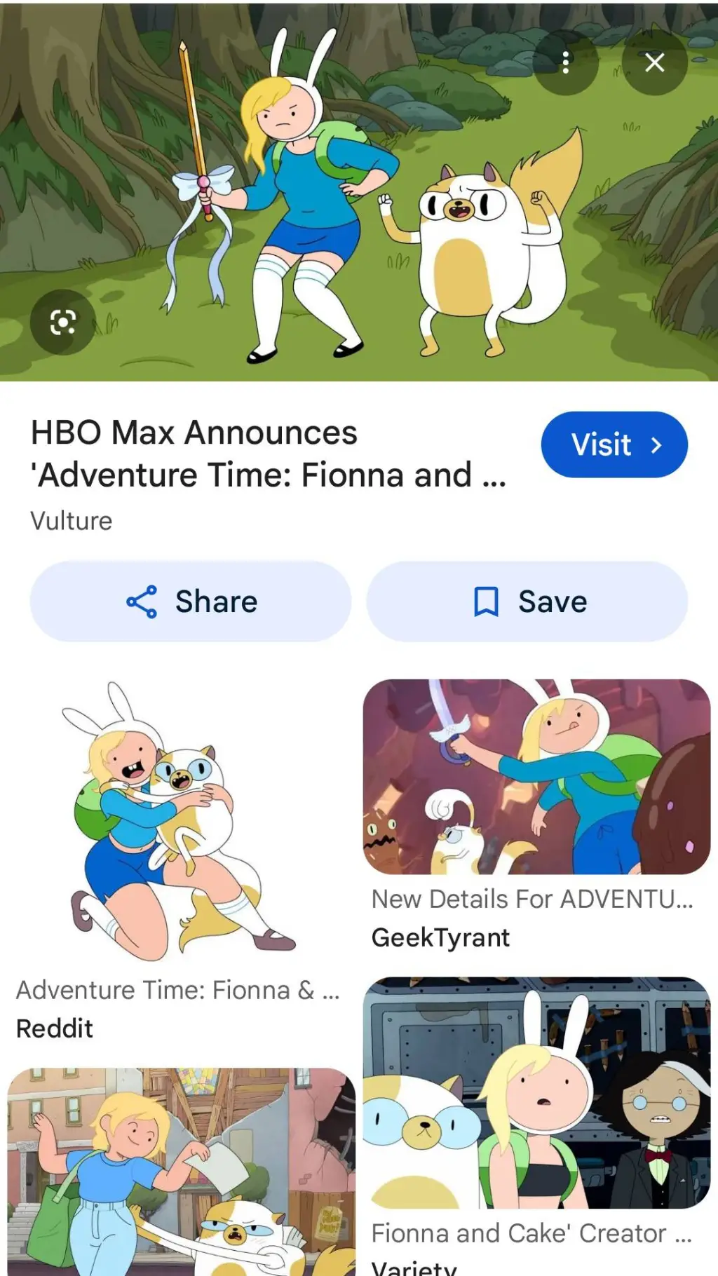 ai character: Fionna and cake  background