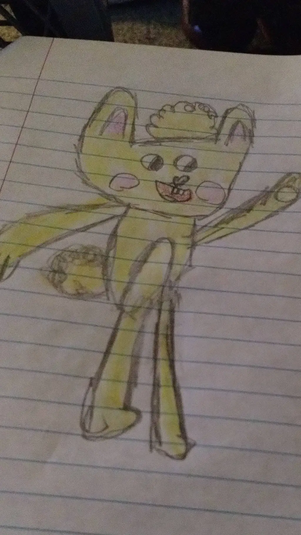 ai character: cuddles  background