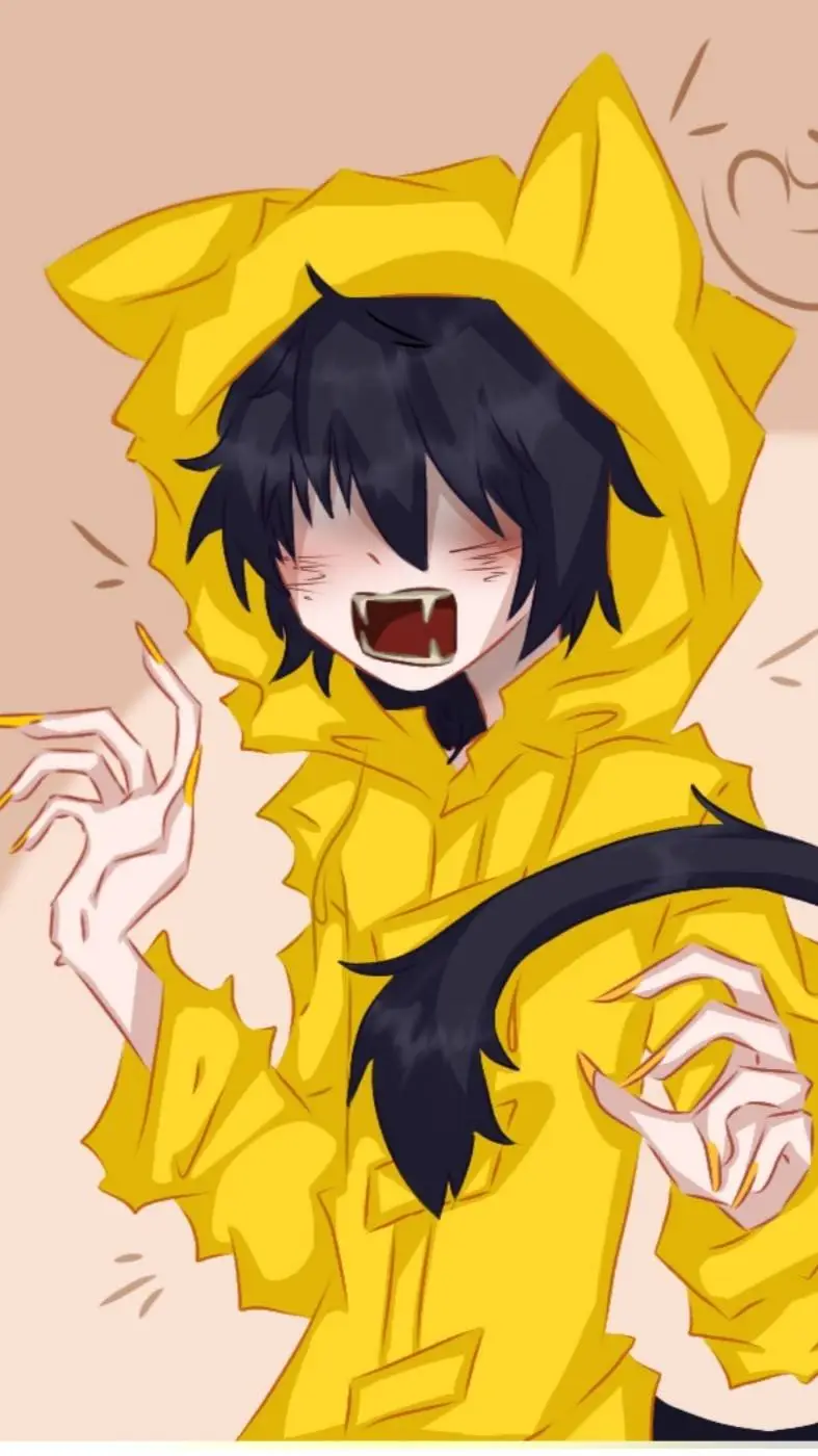 ai character: six kitty background