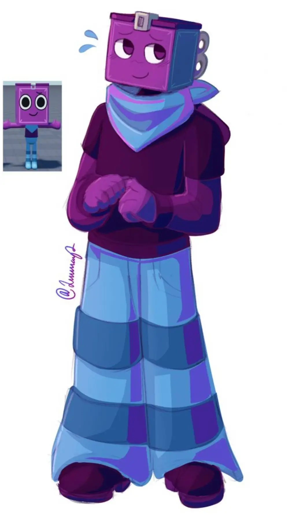 ai character: ¡Boxten¡ background