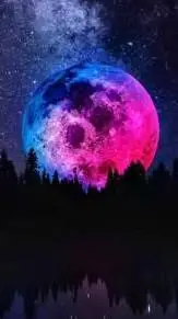 ai character: Stargazing background