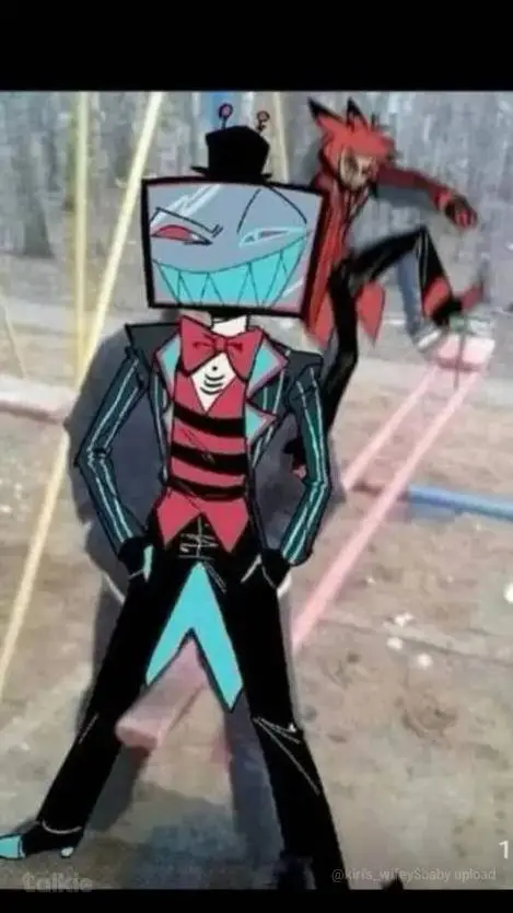 ai character: radiostatic  background