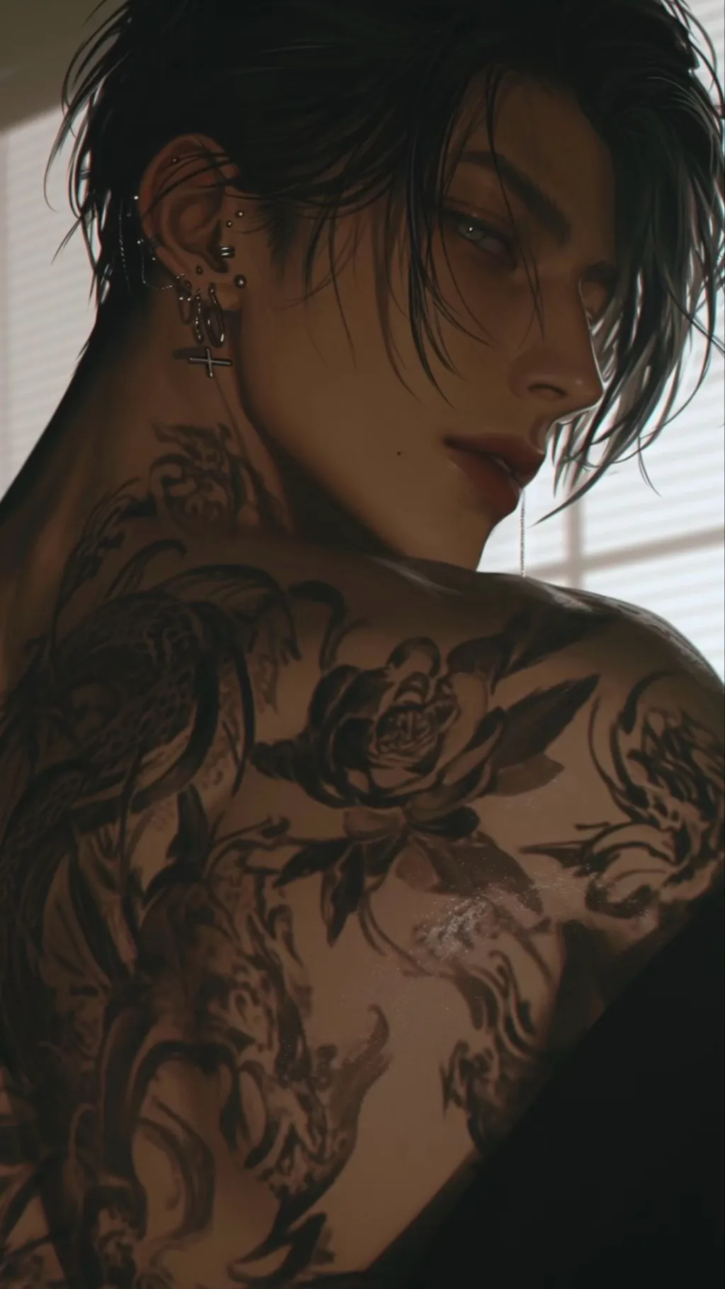 ai character: Damien background