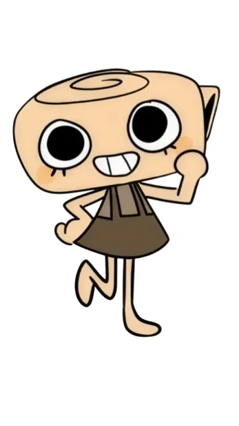 ai character: Shelly Fossilian background