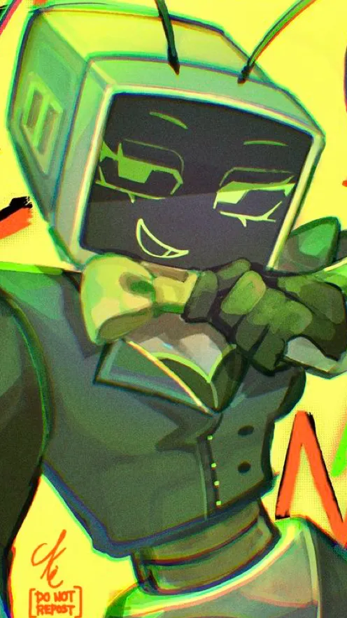 ai character: Vee :3 background