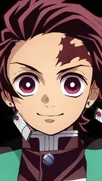 ai character: Tanjiro kamado background