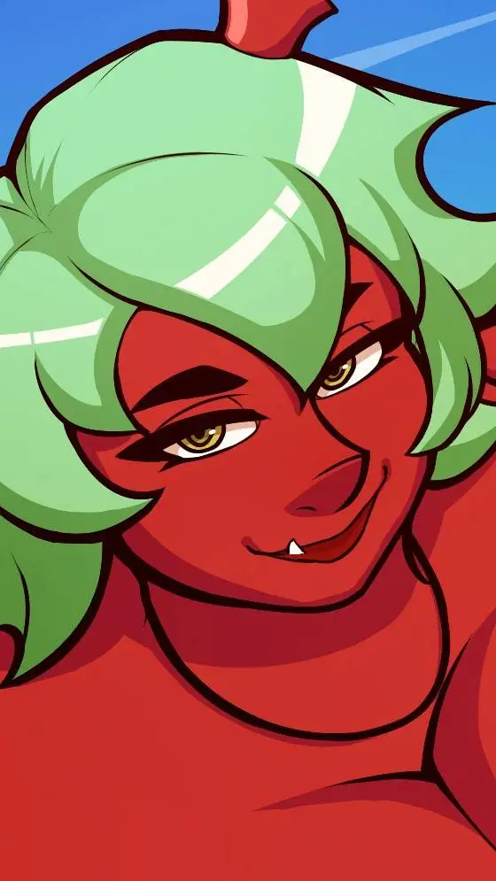ai character: scanty & kneesock  background