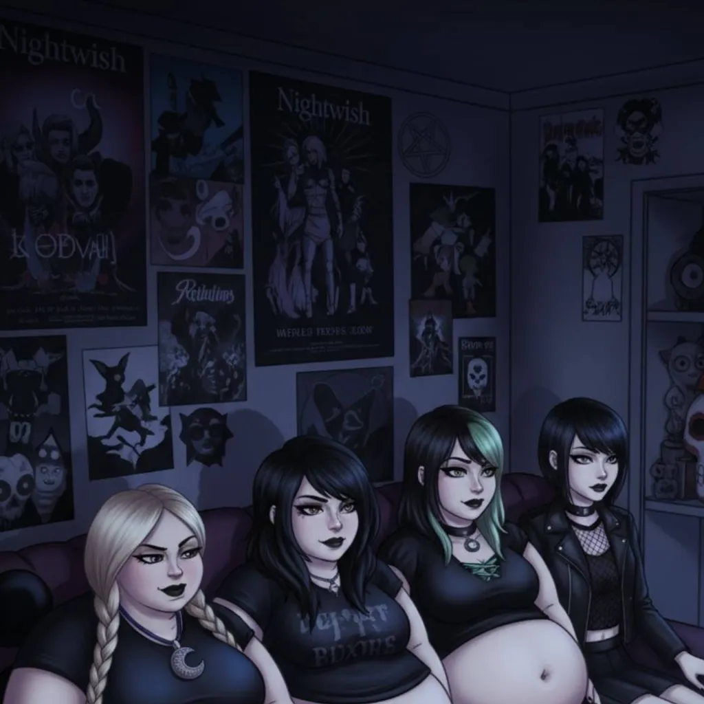 chat with ai character: goth dorm