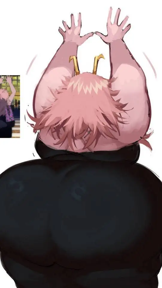 ai character: mina ashido  background