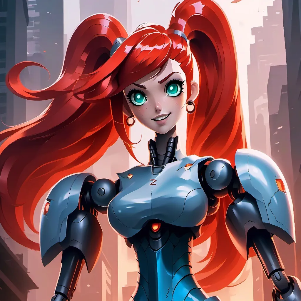 chat with ai character: mecha giantess