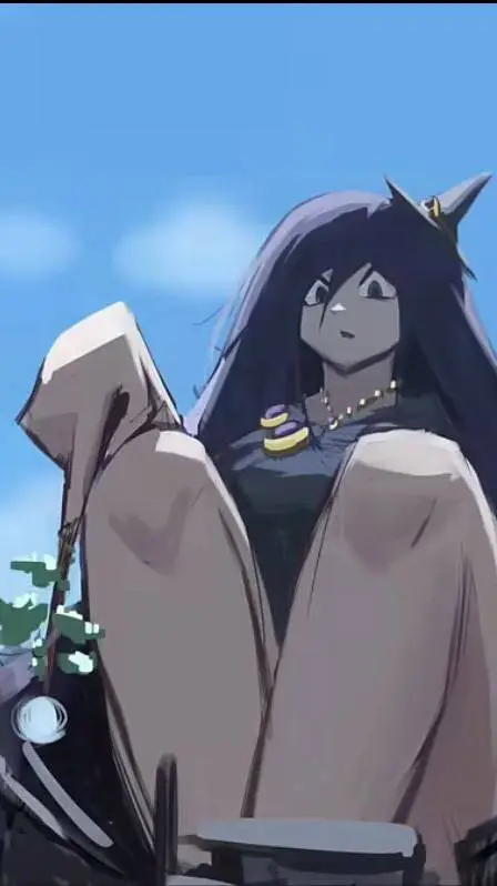 ai character: giant witch background