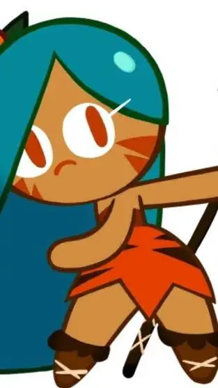 ai character: tiger lily cookie background